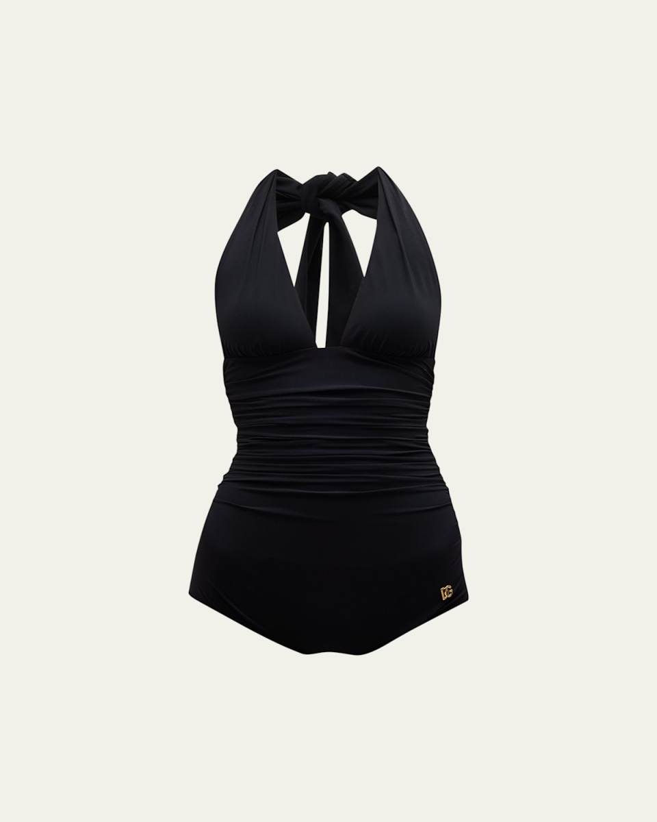 Halter One-Piece Swimsuit